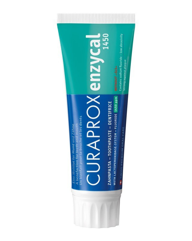 Зубна паста ферментна Curaprox Enzycal 1450 ppm 75 мл