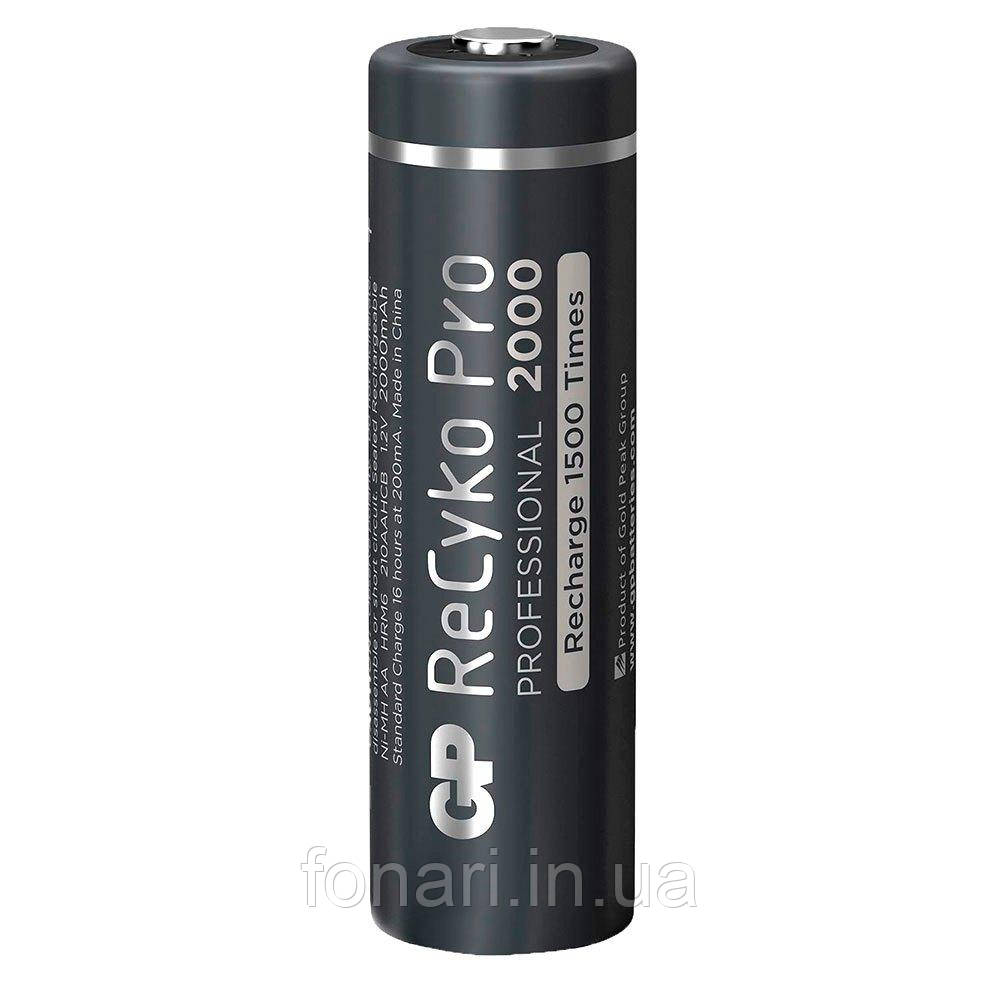 Аккумулятор Ni-Mh GP ReCyko Pro AA (GP210AAHCB, R6), 2000mAh