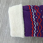 Шкарпетки дитячі махрові високі з відворотом для дівчинки орнамент eko 18р випадкове асорті 30033253, фото 4