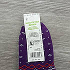 Шкарпетки дитячі махрові високі з відворотом для дівчинки орнамент eko 18р випадкове асорті 30033253, фото 5