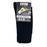 Диабетические носки с серебром FootMate Medical Thermo AG+, черные L - 42/44