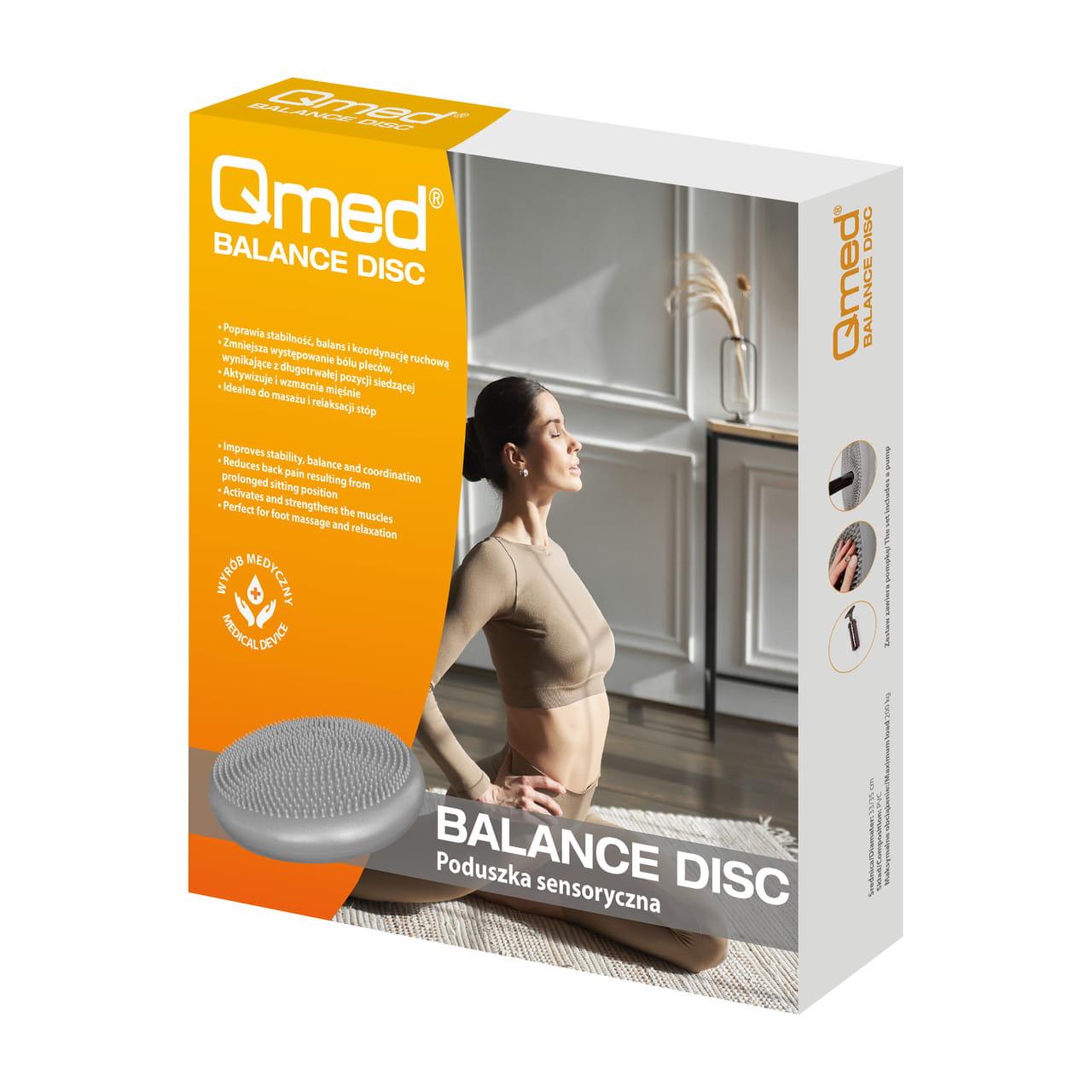 Qmed Balance Disc Gray - Балансувальний диск, сірий