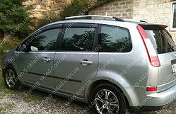 Рейлінги на дах Форд С-Мах 1 (поздовжні рейлінги Ford C-Max 1 кончовик. сталь)