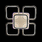 Біла LED люстра 358 Вт з кришталевим обрамленням і підсвічуванням основи VL-L2649/4+1 RGB LED (WHITE), фото 7