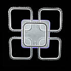 Біла LED люстра 358 Вт з кришталевим обрамленням і підсвічуванням основи VL-L2649/4+1 RGB LED (WHITE), фото 8