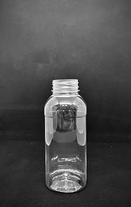 Пляшка пет 350 мл з горлом 38 мм (квадрат)