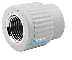 Муфта комбінована ппр 20х1/2 РВ EVCI PLASTIK