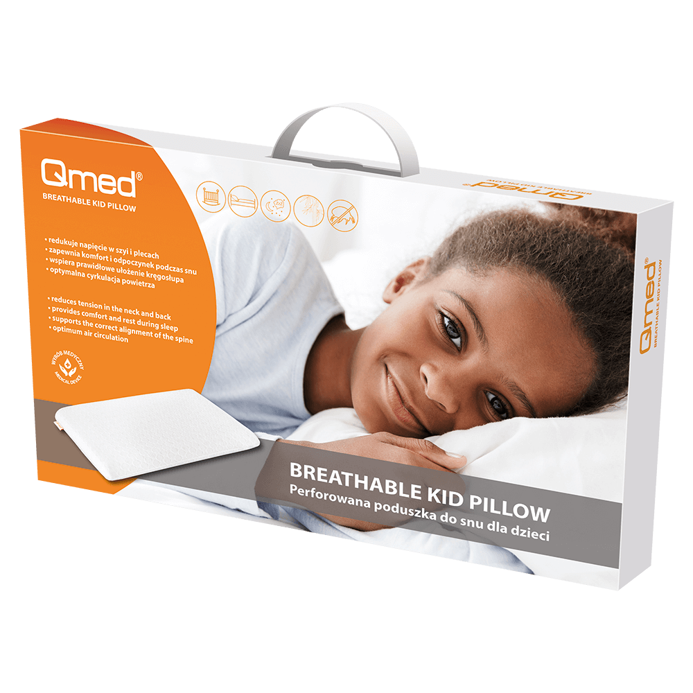 Qmed Breathable Kid Pillow - Ортопедична дитяча подушка з перфорацією