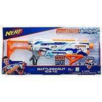 Nerf Бластер элит N-Strike Elite BattleScout ICS-10 BattleCamo оружие детское батлскоут