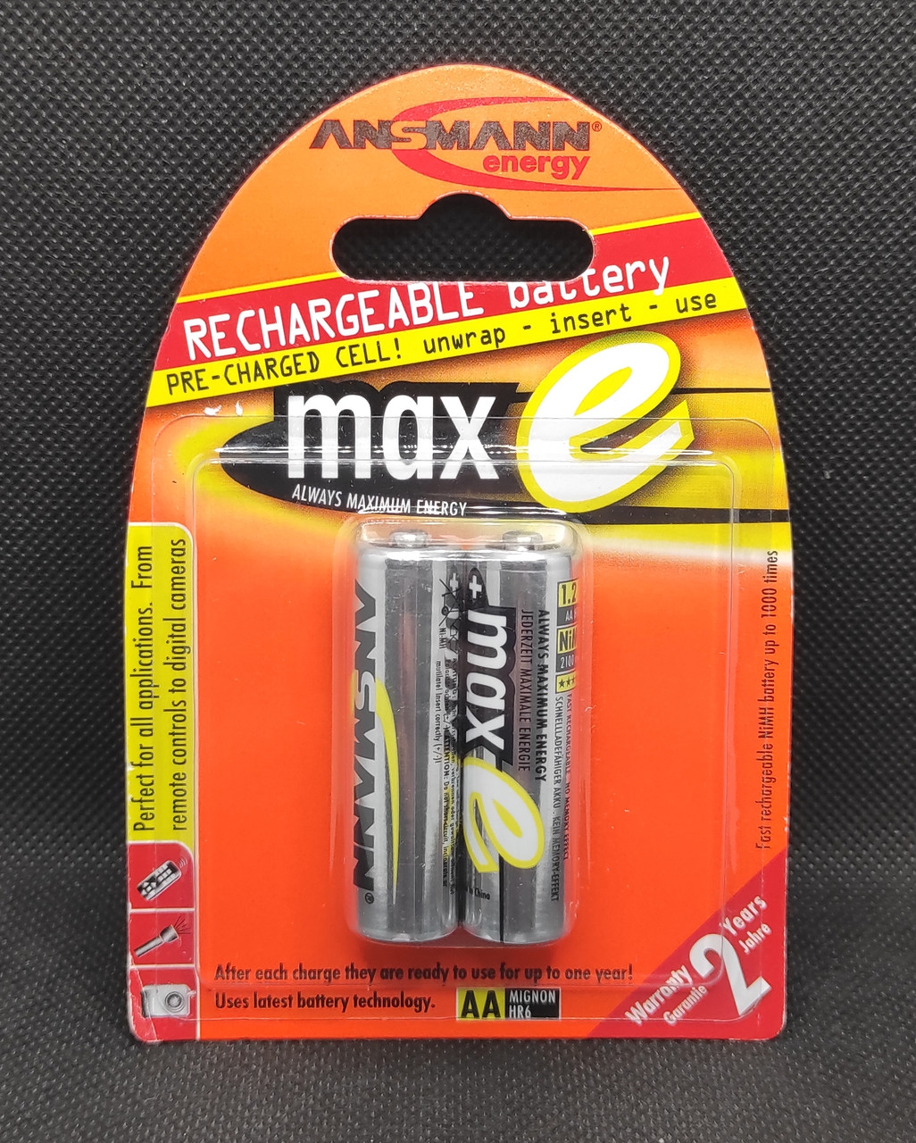 Акумулятор Ansmann AA 1,2 v 2500mAh (2шт.), фото 1