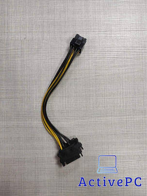 Кабель живлення для відеокарт, 2 шт SATA - 8 pin , переходник c 2Sata на 8pin, фото 1
