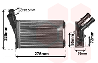 Радіатор пічки CITROEN BERLINGO, BERLINGO/MINIVAN, XANTIA, XSARA, ZX; PEUGEOT 306, PARTNER, PARTNER/MINIVAN 1.