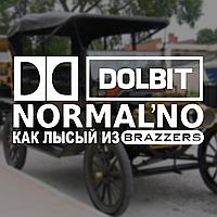 Наклейка на Авто/Мото на Стекло/Кузов "Долбит нормально...Dolbit normalno...Brazzers" белый цвет