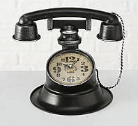 Настольные часы «Телефон Ретро» из металла h21см
