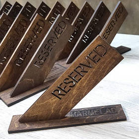 Резерв столу Кут 200х150х40мм 5мм Коричневий