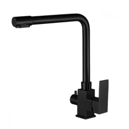 Змішувач на кухню 2 в 1 комбінований MX KUB-021 чорний нержавіюча сталь
