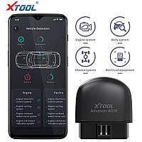 ДІАГНОСТИЧНИЙ АВТОСКАНЕР XTOOL AD10 OBD2 EOBD Bluetooth 4.2 Імпульс Авто Арт-ip477