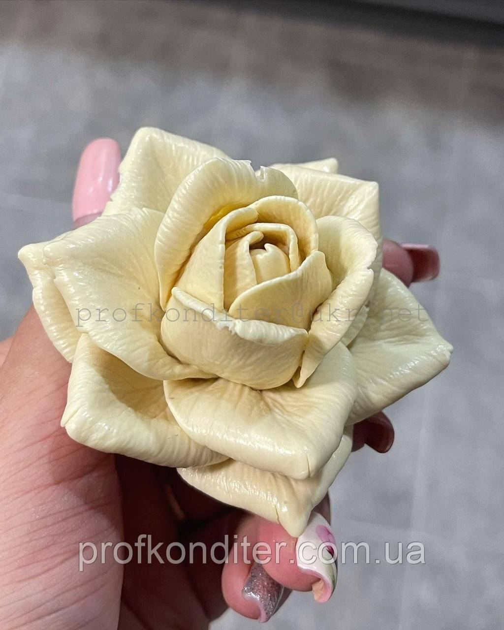 Силіконовий Молд "Бутон Троянди ЗД №13", фото 1