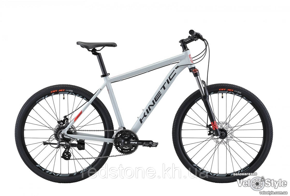 Велосипед KINETIC CRYSTAL сірий колеса 27,5 розмір 15"