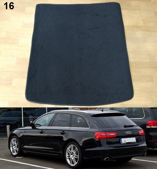 Ворсовий килимок у багажник Audi A6 (C7) '11-18