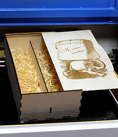 Коробка на 2 пляшки вина 35х18х10см 3мм