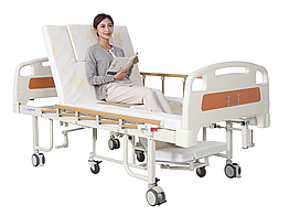 Медичне функціональне ліжко MIRID W03. Ліжко з вбудованим кріслом
