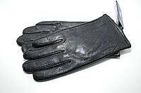 Перчатки кожаные подростковые на тонком искусственном меху Grace 2002_8,5