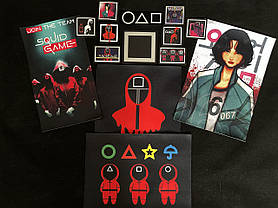 Нашивка Гра в кальмара / Squid Game 220х160 мм, фото 4