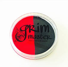 Аквагрим GrimMaster двоколірний неон Рожевий & Чорний Bicolor Neon Pink&Black 32 g, фото 3