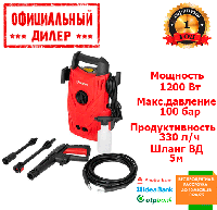 Мойка высокого давления 1200 Вт, ном. 5.5 л/мин, макс. 6.5 л/мин, 70-100 бар INTERTOOL DT-1502 YLP