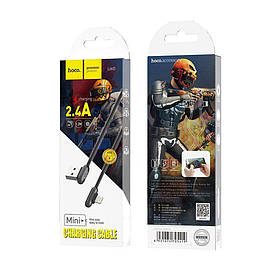 Кабель USB/TYPE-C "HOCO U60 GRAND" 1.2метр Black (2.4А)