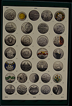 Планшет для річного набору монет НБУ 2001 року, фото 4