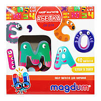 Детский набор магнитов "Азбука" Magdum ML4031-36 Развивающая игра УКР