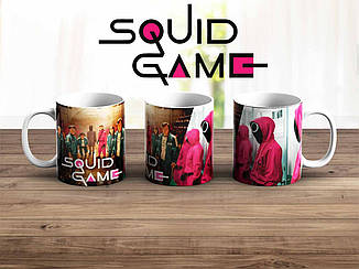 Чашка Гра в кальмара "Всі персонажі" Squid Game