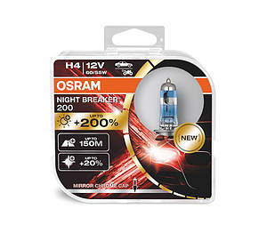 Автолампы Osram Night Breaker +200% H4 60/55W (64193NB200-HCB)