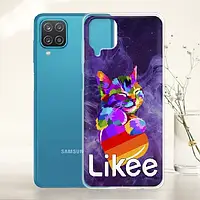 Чехол Samsung Galaxy A12 с принтом Котик Likee
