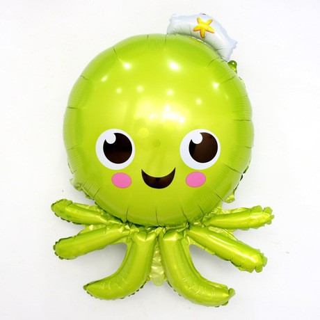 Фольгована кулька восьминіг 93х62 см, фото 1