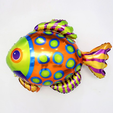 Фольгована кулька фігура Рибка 86х68 см, фото 1