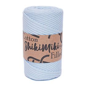Трикотажний бавовняний шнур Cotton Filled 5 мм, колір Блакитний