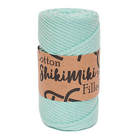 Трикотажний бавовняний шнур Cotton Filled 5 мм, колір Ментол