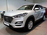 Захисна накладка на задній бампер для Hyundai Tucson III LIFT 2018-2020 /чорн.нерж.сталь/, фото 8
