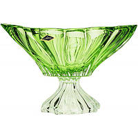 6KG03 72T27 330 Z Фруктовниця на нозі Plantica Green, Crystalite Boh