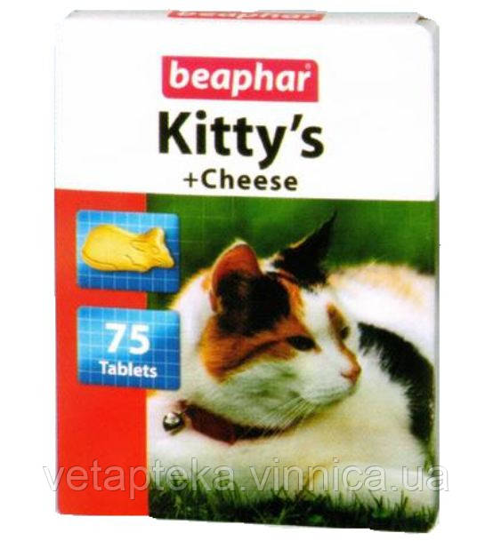 Вітаміни Беафар для кішок Киттис сир №75