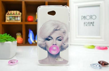 Чохол для LG L70/D325 панель накладка з малюнком монро