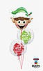 Q 35" Christmas Elf Foil Balloon. Куль повітряний фольгований новий Ельф - В УП, фото 2
