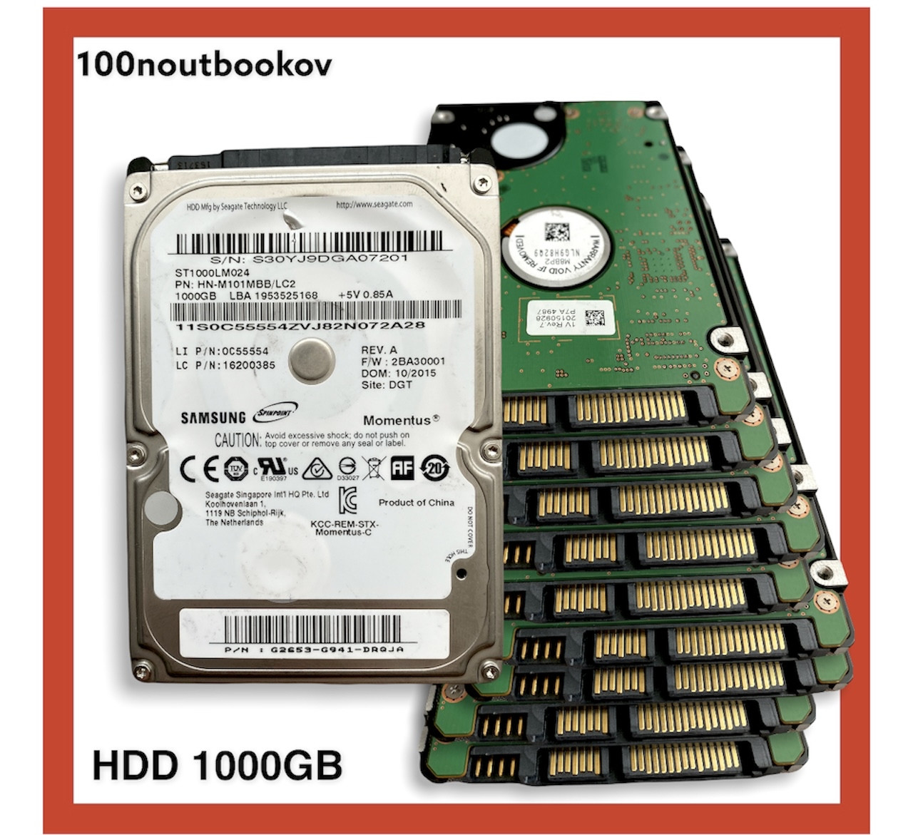 Жесткий диск (БУ) Seagate Momentus 1000GB 5400rpm для ноутбука PN: HN-M101MBB/M2 винчестер БУ - фото 5 - id-p1512113721