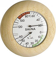 Термогигрометр для сауны TFA 401028 , дерево, d=135 мм (401028)