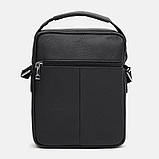 Чоловіча шкіряна сумка Borsa Leather k19747-black, фото 4