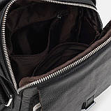 Чоловіча шкіряна сумка Borsa Leather k19747-black, фото 6
