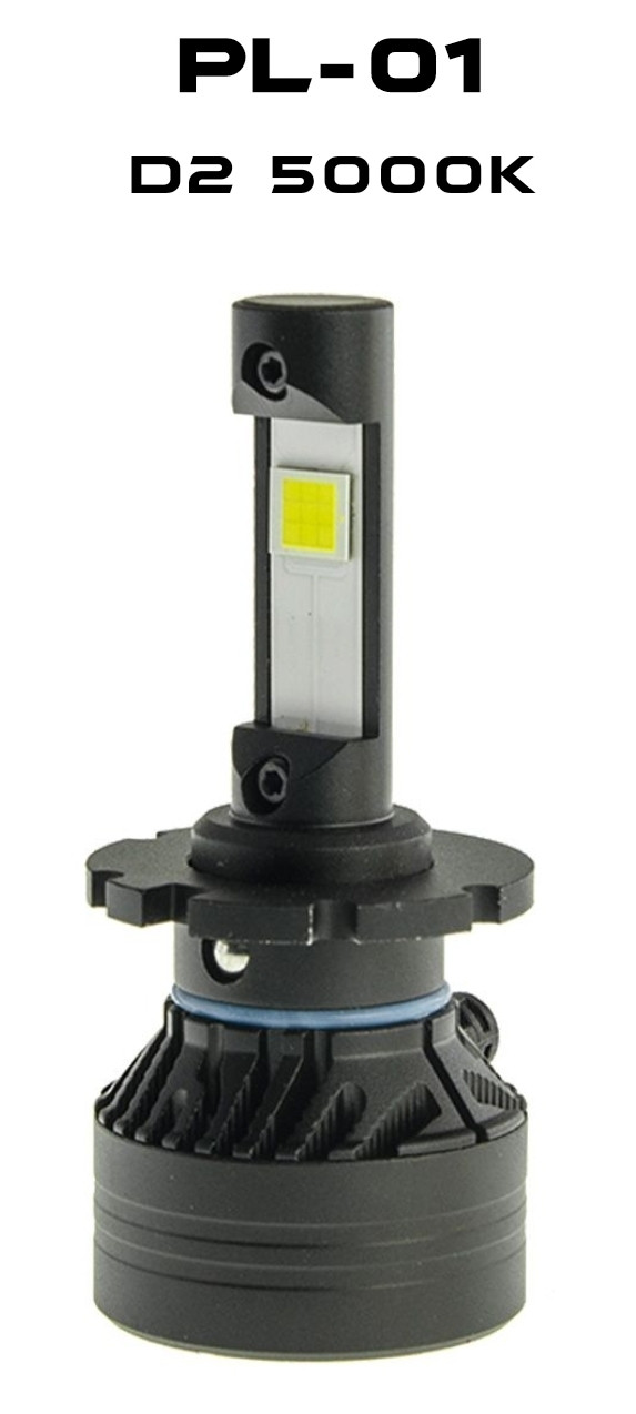 КОМПЛЕКТ:Світлодіодні LED лампыD1S D2S D3R D4R DECKER PL-01 12v 45w 10000Lm 5000K (Замість штатного ксенону)